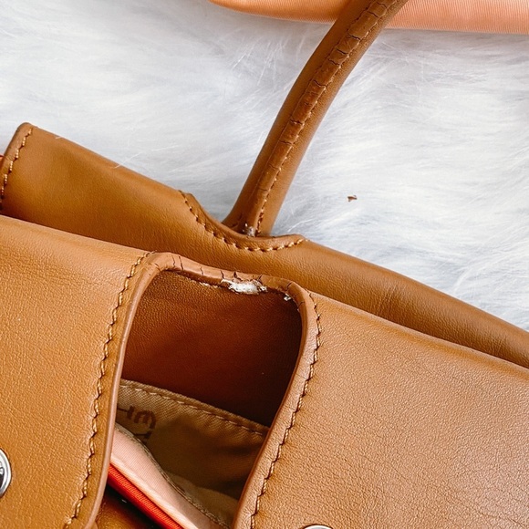 Orange and Tan Crossbody Bag - Picture 8 of 9